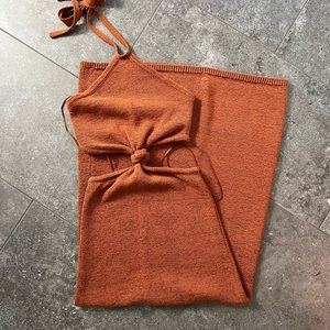 Cult Gaia Cameron Knit Dress (Amber)